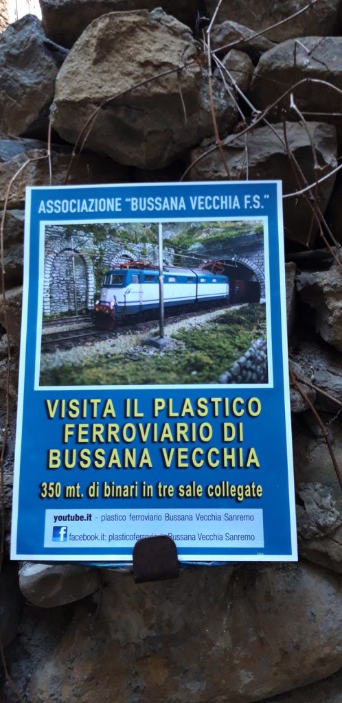 Plastico ferroviario di Bussana Vecchia