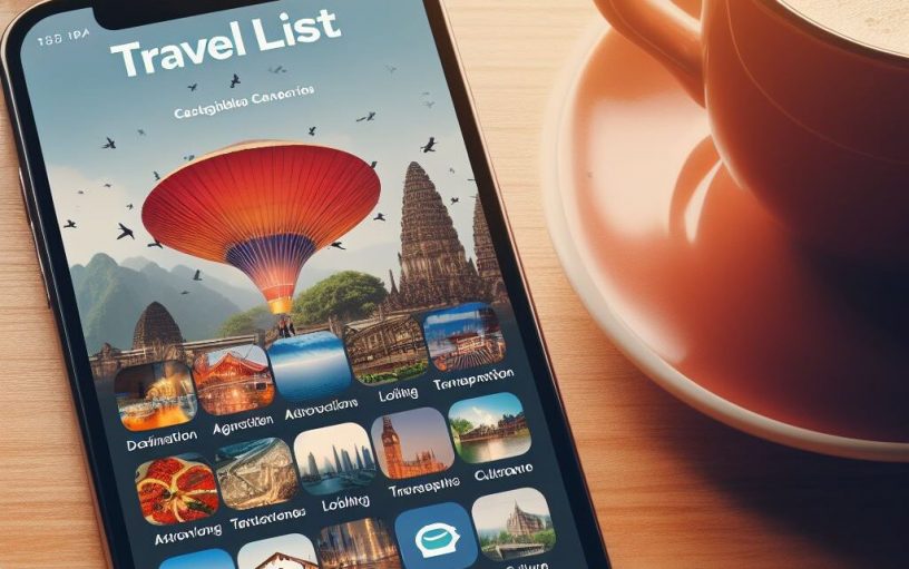 Utilizzo di un’App per pianificare un viaggio