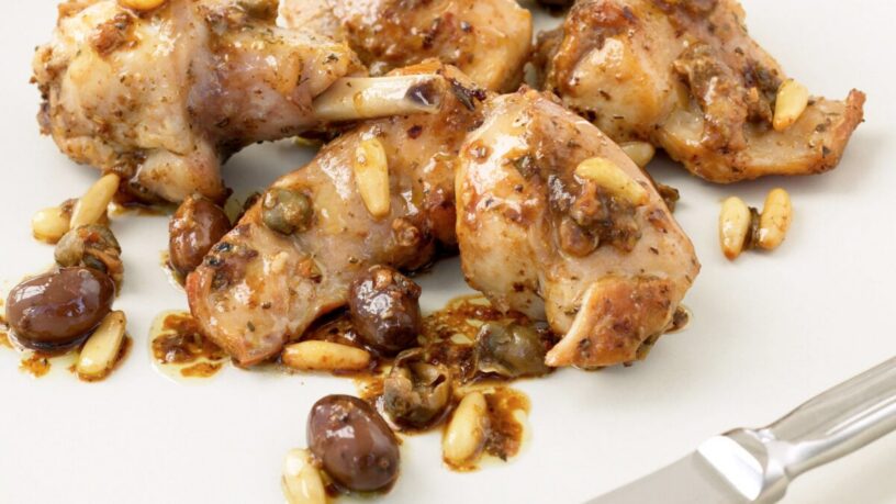 Coniglio alla Ligure