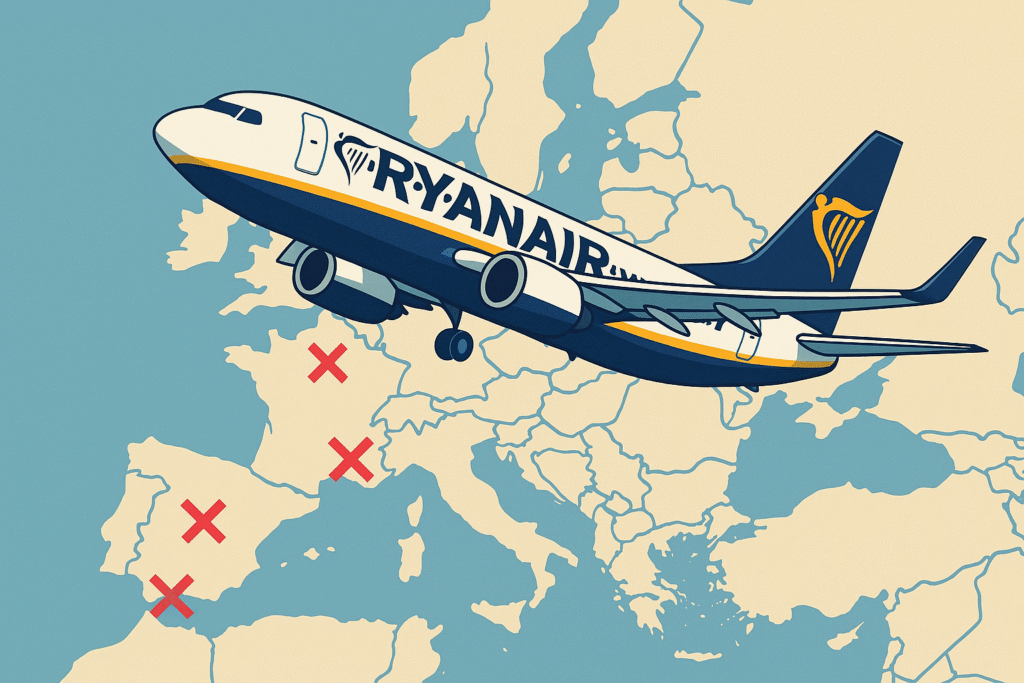 rotte Ryanair cancellate