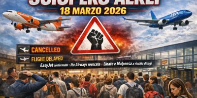 sciopero EasyJet marzo 2026