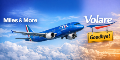 Dal 1° aprile ITA Airways passa a Miles & More e chiude Volare. Ecco cosa cambia, come trasferire i punti e cosa devono fare i passeggeri.