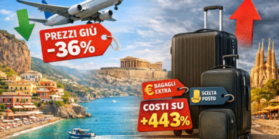 Voli estivi: prezzi in picchiata per Italia, Grecia e Spagna. Ma esplodono i costi extra