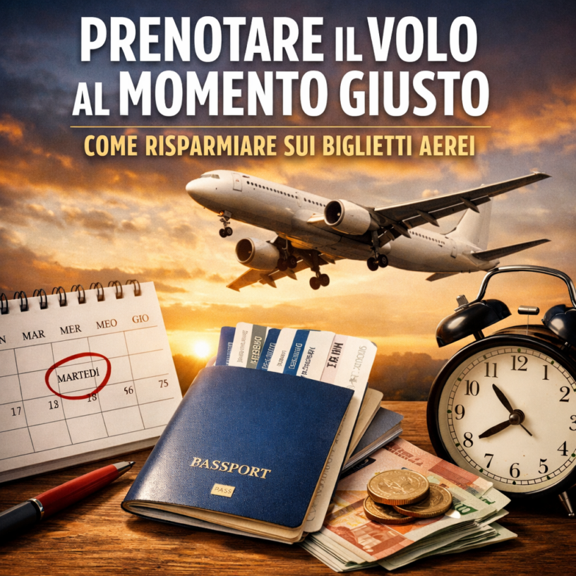 Il giorno migliore per prenotare un volo? Ecco quando risparmi di più