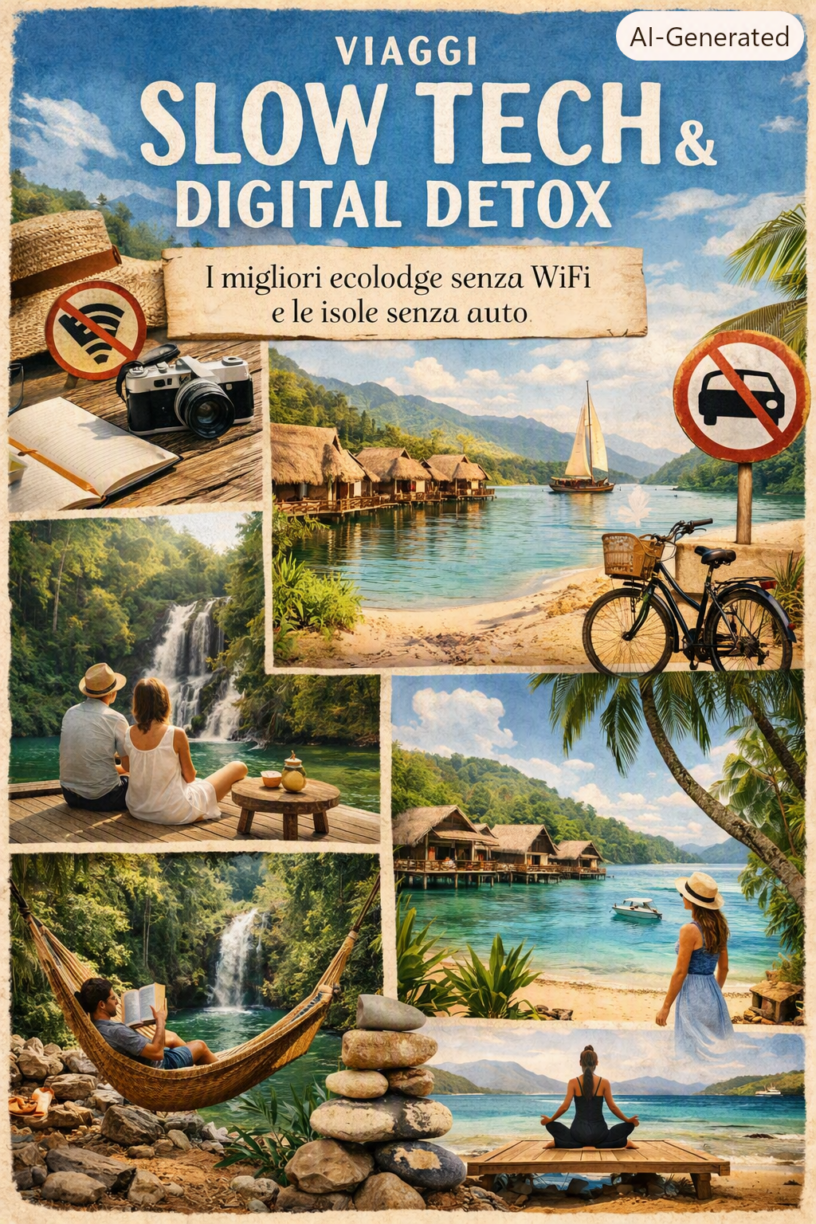 Viaggi Slow Tech & Digital Detox: i migliori ecolodge senza WiFi e le isole senza auto